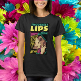 Mjukaste läpparna t shirt