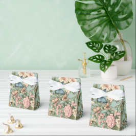 Mjukaste rosa blå blommig & fjäril presentaskar