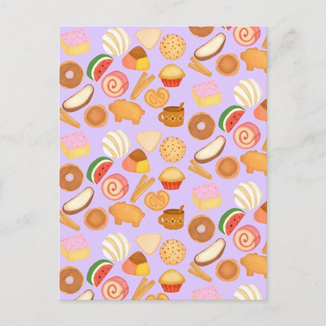 Mjukbar mexikansk pan Dulce Sweet Bread Vykort (Framsida)