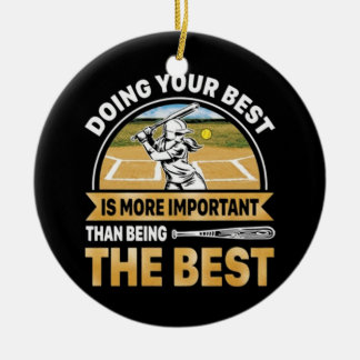 Mjukboll gör ditt bästa julgransprydnad keramik