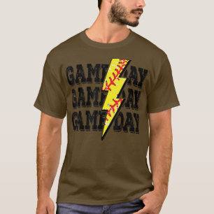 Mjukboll på speldagen, Vintage-gåva från Softball T Shirt