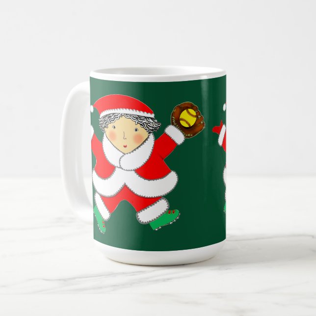 Mjukbollsjulpresent Kaffemugg (Framsida vänster)