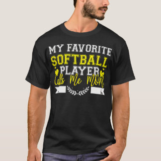 Mjukbollsmamma Mamma Mors Dag Leopard För T Shirt
