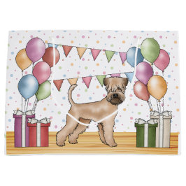 Mjukhårig Wheaten Terrier Färgrik Födelsedag