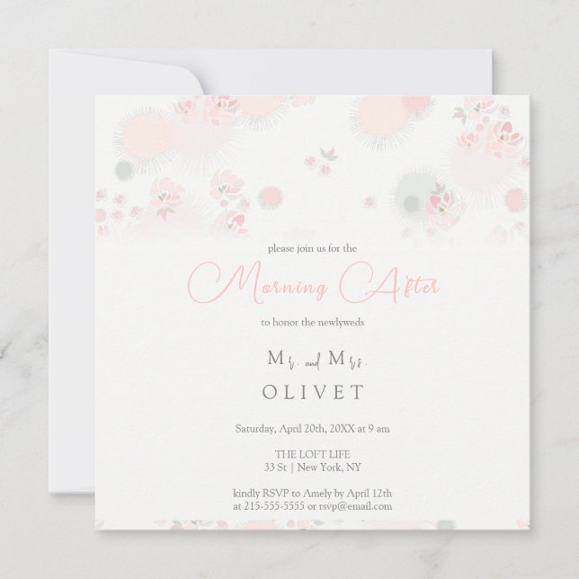 Mjukhet Te Rosor Morgonen Efter Inbjudningar (Framsida)