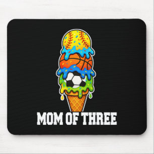 Mjukis Fotboll Skiss Mamma Glass Sommar Spel Dag Musmatta