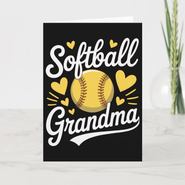 Mjukis Mormor Cking Varje Home Run  Kort (Framsida)