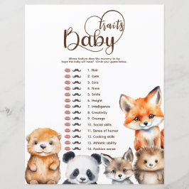 Mjukisdjur Baby Shower Baby Trade Game