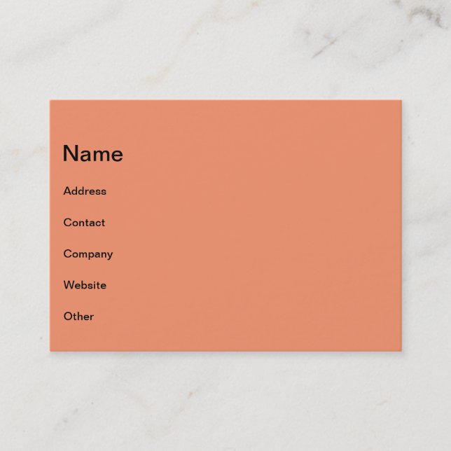 Mjukisdjur Visitkort (Framsida)