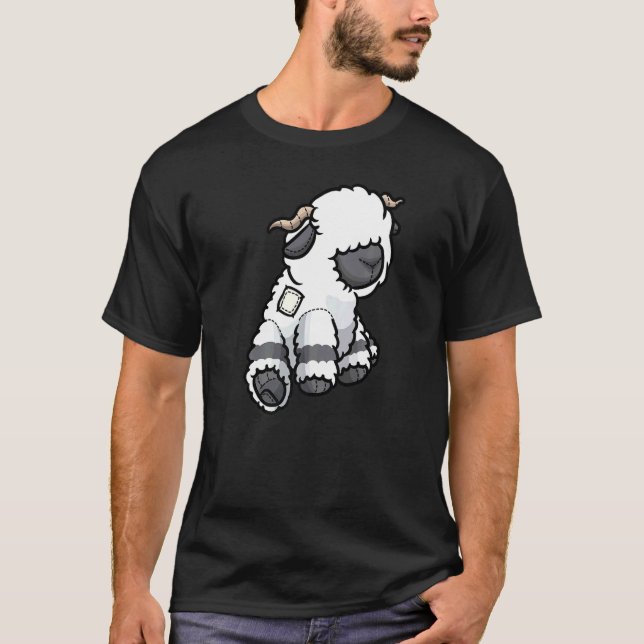 Mjukisdjuret 1 för Valais Blendorse Sheep T Shirt (Framsida)