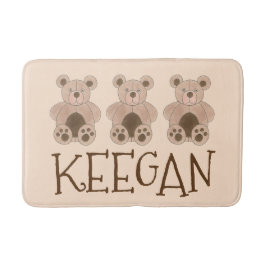 Mjukisdjuret Cute Brown plush Leksak Nalle Badrumsmatta