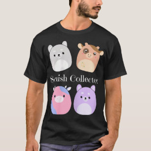 Mjukisdjuret Fyrkant, uppsamlare, rita maskstorlek T Shirt