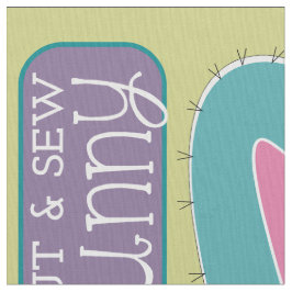 Mjukisdjuret Klipp ut och visa anpassad Påskhare Tyg