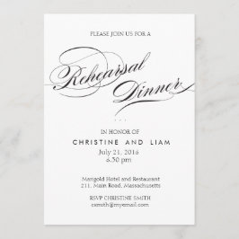 Mjukkort för färglös skript inbjudningar