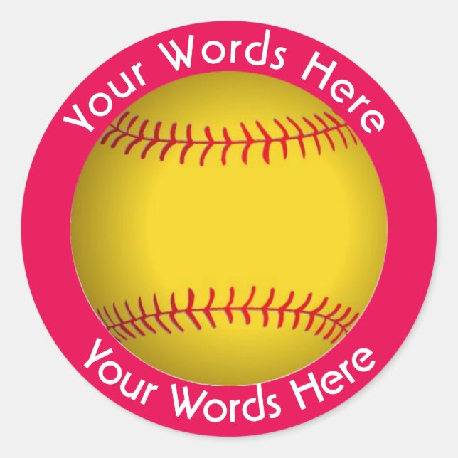 Mjukkulans Anpassningsbar Runt Klistermärke (Framsida)