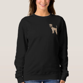 Mjukmantlad Wheaten Terrier Söt Hund Stående T Shirt