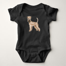 Mjukpälsad Wheaten Terrier Beige Söt Tecknad Hund T Shirt
