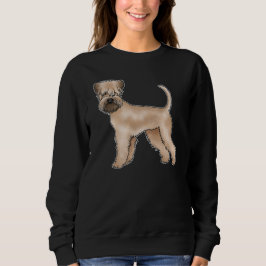 Mjukpälsad Wheaten Terrier Hund Serieteckning Desi T Shirt