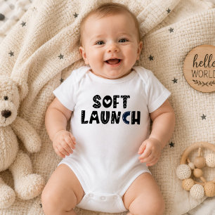 Mjukstart Sött Könsneutralt Present för Baby Showe T Shirt