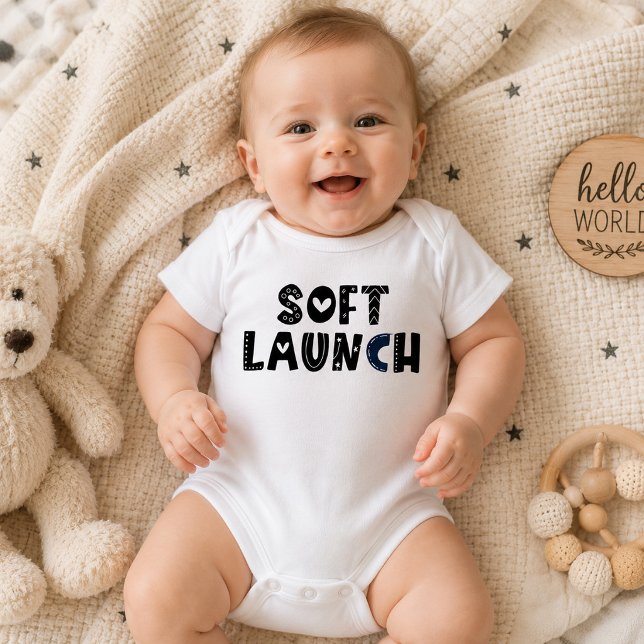 Mjukstart Sött Könsneutralt Present för Baby Showe T Shirt (Skapare uppladdad)