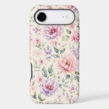 Mjukt akvarellpeonyblommönster