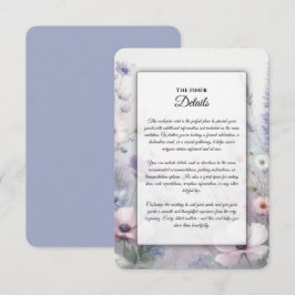 Mjukt ängsblomsterdagdrömmeri tilläggskort