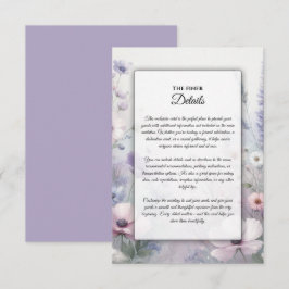 Mjukt Ängsdrömmeri med Vilda Blommor Tilläggskort