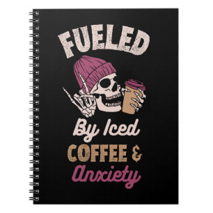 Mjukt av kaffe och ångest anteckningsbok