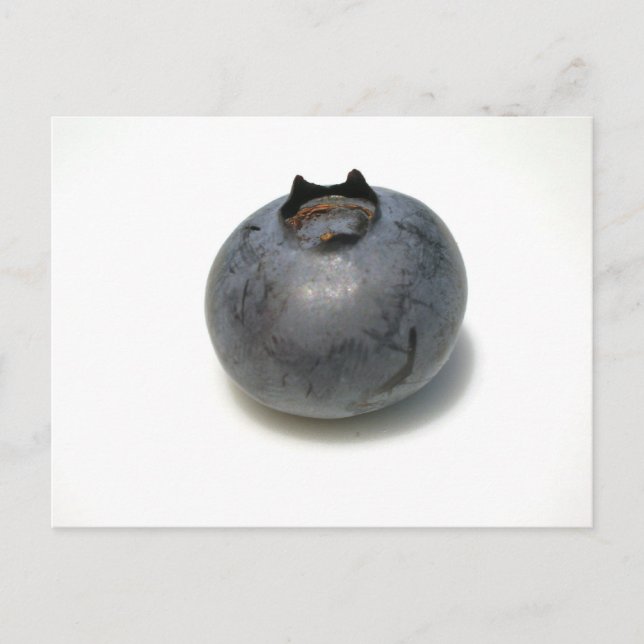 Mjukt blåbär vykort (Framsida)