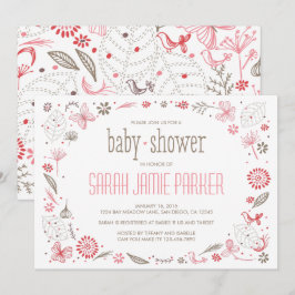 Mjukt blodgivning Rosa Nature Bouquet Inbjudningar