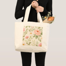 Mjukt blomster vattenfärg mönster