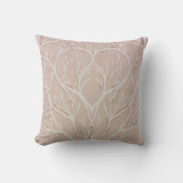 Mjukt botaniskt träd design – minimalistisk N Kudde