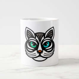 Mjukt Cat Mugg Art Jumbo Mugg
