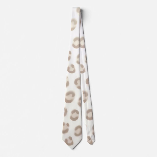 Mjukt Djur Luxe Mönster | Elegant Djurtryck  Slips (Framsida)