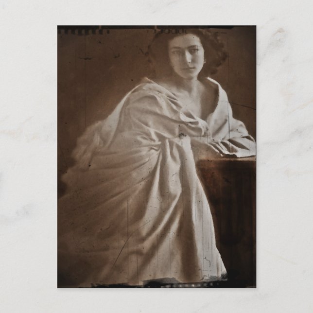 Mjukt Faded Sarah Vykort (Framsida)