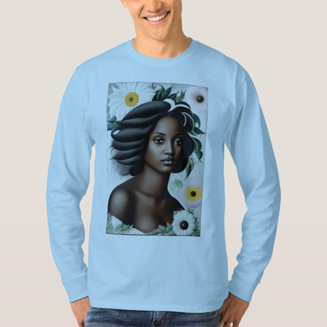 Mjukt feminint t shirt (Framsida)