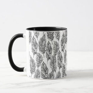 Mjukt fjäderklotter mugg