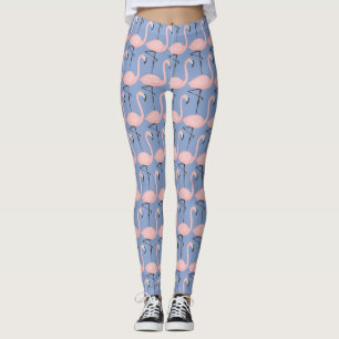 Mjukt Flamingomönster Leggings