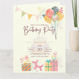 Mjukt födelsedagskort kort