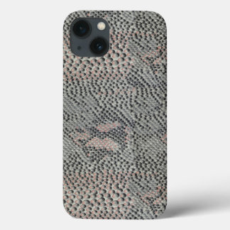Mjukt Grått och Rosa Snake Skin
