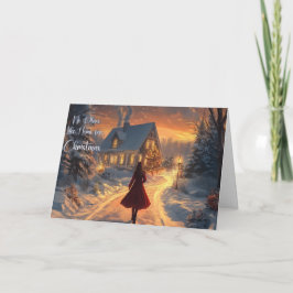 Mjukt gratulationskort 5 x 7 julkort kort