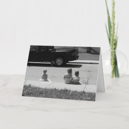 Mjukt gratulationskort för sommarminnen