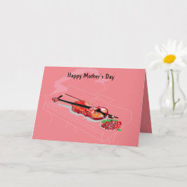 Mjukt gratulationskort: Lycklig Mors dag Kort