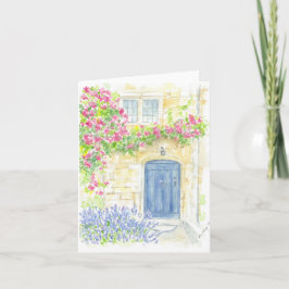 Mjukt gratulationskort med originalteckningar kort