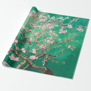Mjukt Grönt Vincent Van Gogh Mandelblommor Presentpapper