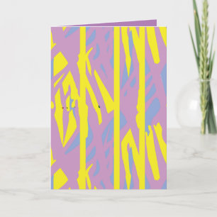 Mjukt hälsningskort kort