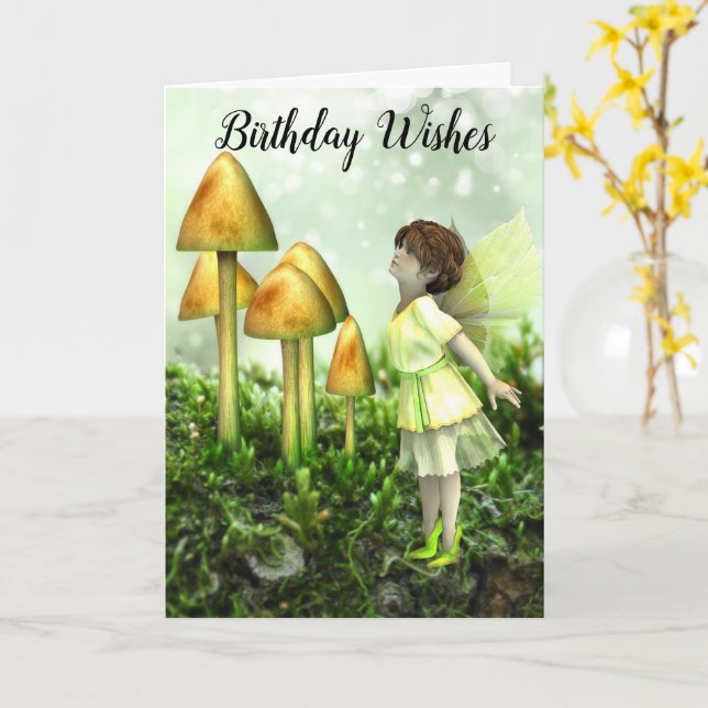 Mjukt hälsningskort kort (Gul blomma)