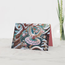 Mjukt hälsningskort med Dancing Svanar