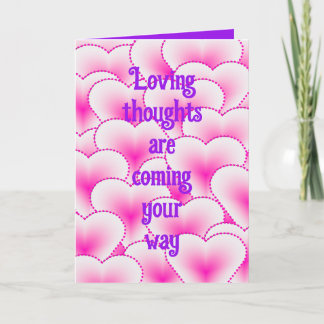 Mjukt hälsningskort med  sympati 02 kort