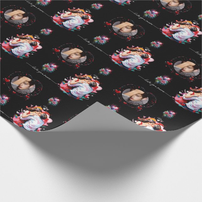 Mjukt Helgdag för älskare Presentpapper (Hörn)